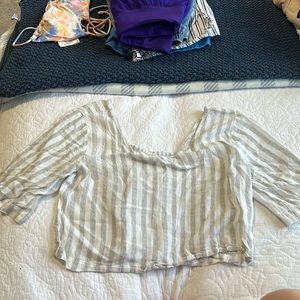Crescent Striped Top